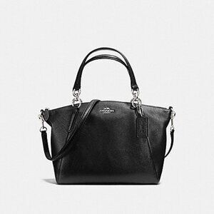 Like New Coach Kelsey Y2K Black Leather Shoulder Bag Purse